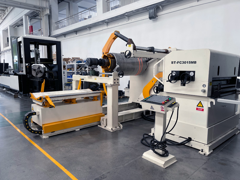 自動卷料送料激光落料線及切割系統