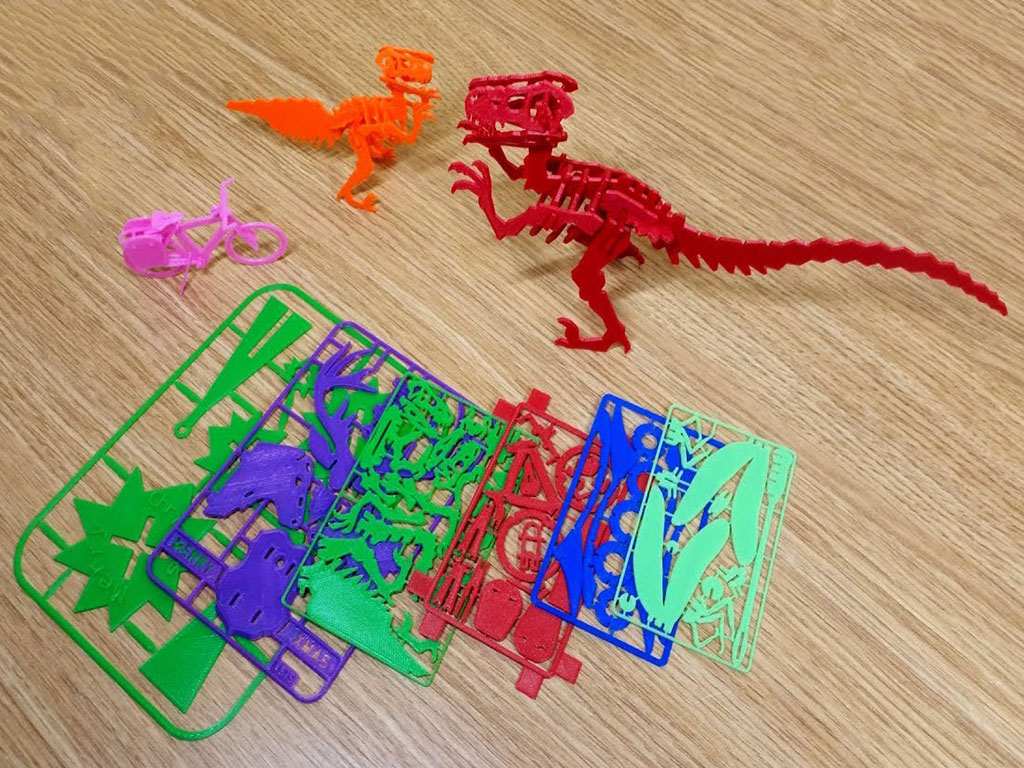 激光切割機用于 3D 塑料娃娃