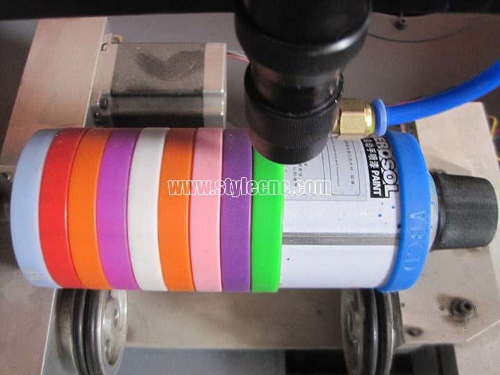 橡膠手環激光雕刻樣品