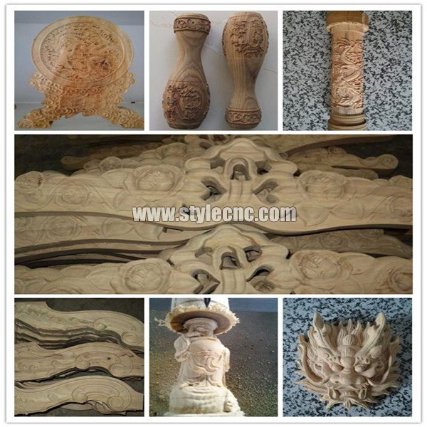 1325數控雕刻機，帶四軸旋轉工作臺項目