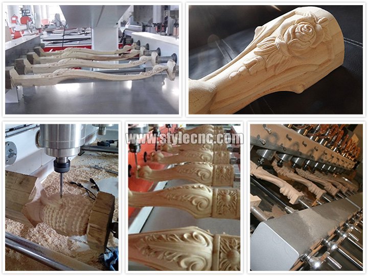 四軸旋轉(zhuǎn) 8 頭數(shù)控雕刻機(jī)的應(yīng)用