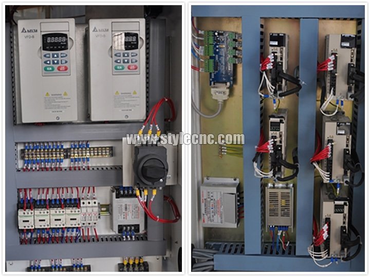 帶四軸旋轉(zhuǎn)和 8 個(gè)頭的數(shù)控雕刻機(jī)控制箱