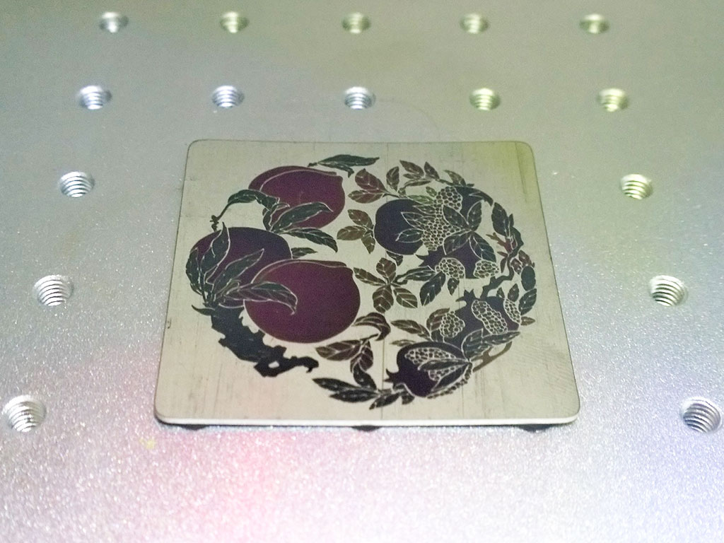 彩色激光打標(biāo)項(xiàng)目