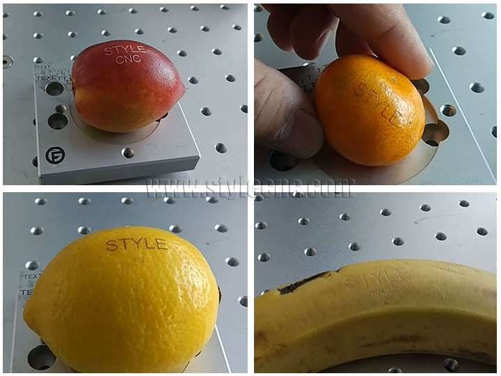 激光雕刻水果項目
