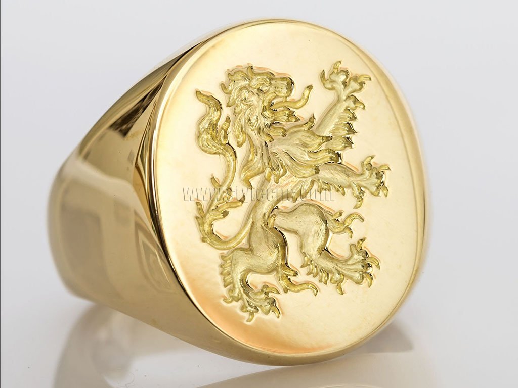 激光雕刻機適用于金色玫瑰金男士印章戒指