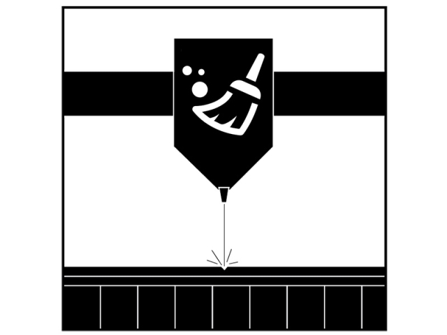 如何清潔激光切割機？