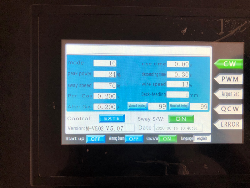 手持式激光焊接機(jī)控制系統(tǒng) 手持式激光焊接機(jī)控制系統(tǒng)