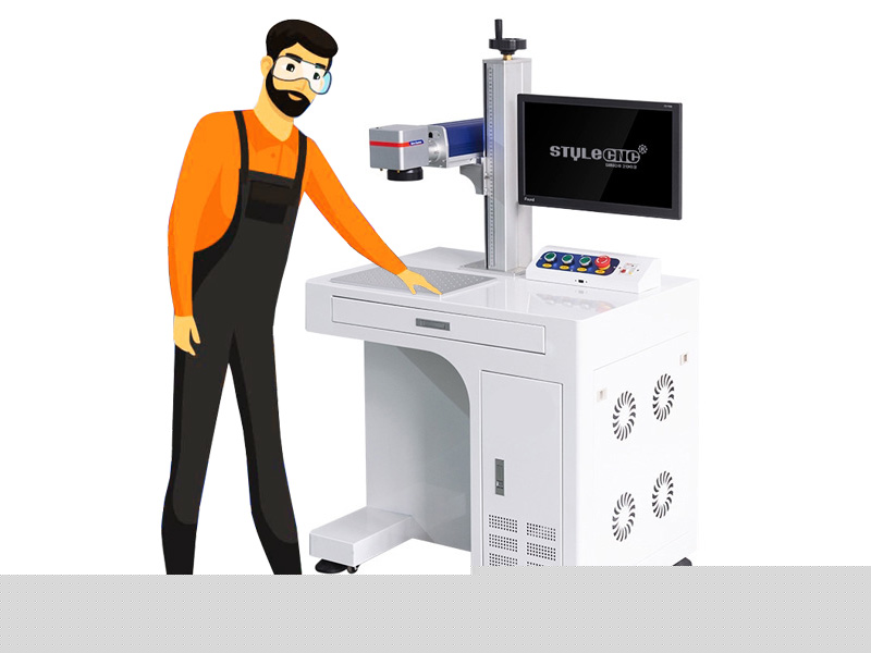 適用于金屬和聚合物塑料的臺式光纖激光雕刻機 適用于金屬和聚合物塑料的臺式光纖激光雕刻機