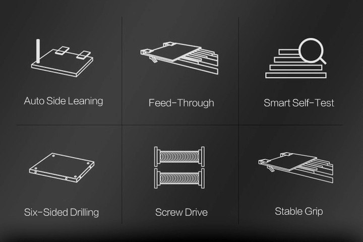 全自動(dòng)數(shù)控六面鉆孔機(jī)特點(diǎn) 全自動(dòng)數(shù)控六面鉆孔機(jī)特點(diǎn)