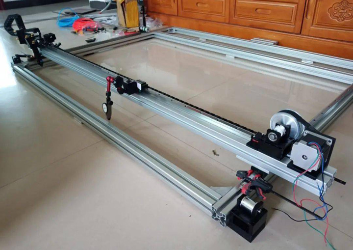 固定 X 軸位置 固定 X 軸位置