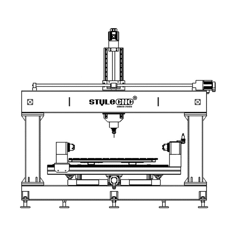 四軸數控雕刻機 四軸數控雕刻機