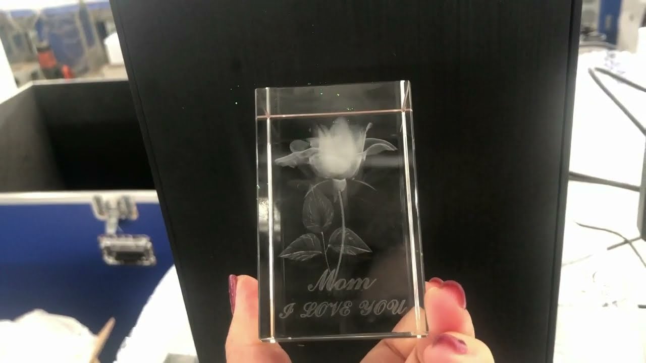 3D 用于氣泡圖制作的地下激光水晶雕刻機(jī)