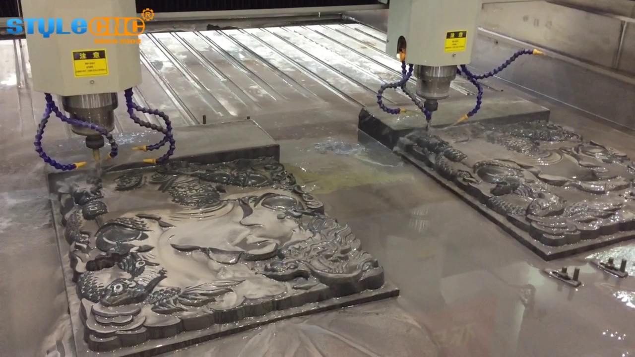 大理石雙頭石材雕刻數控雕刻機