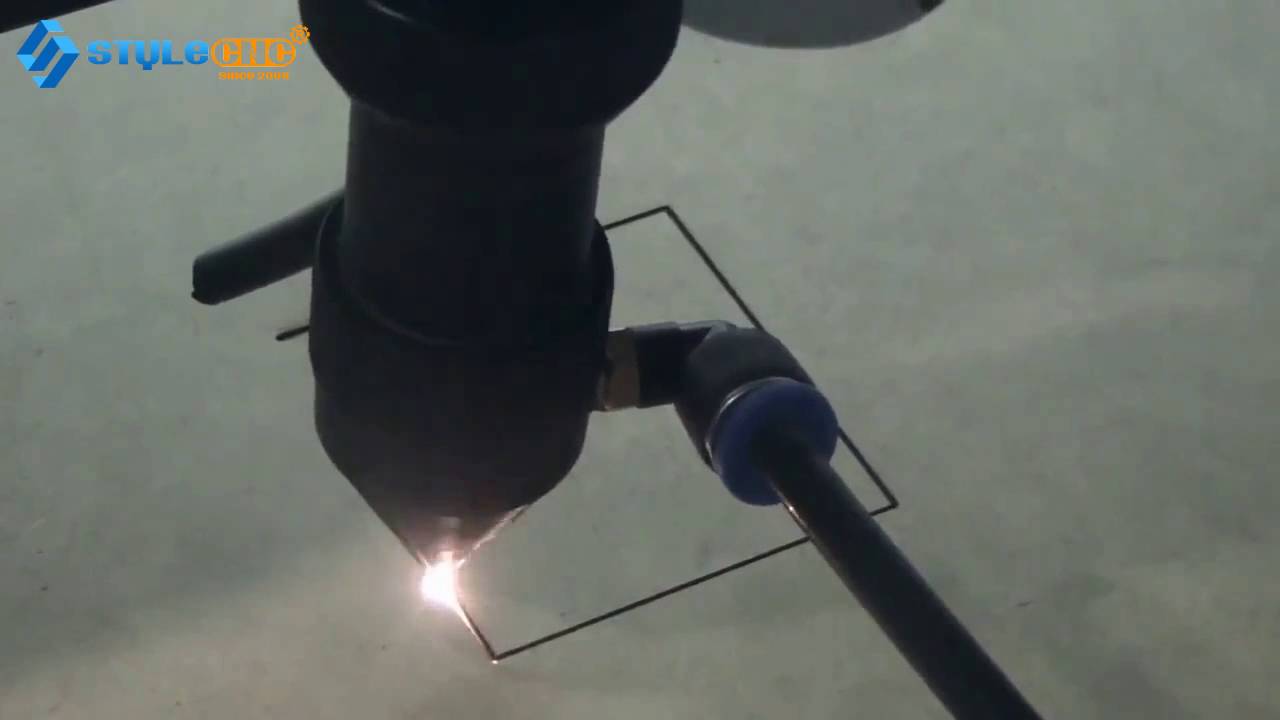 150W CO2 激光切割機 STJ1390 切 18mm MDF板