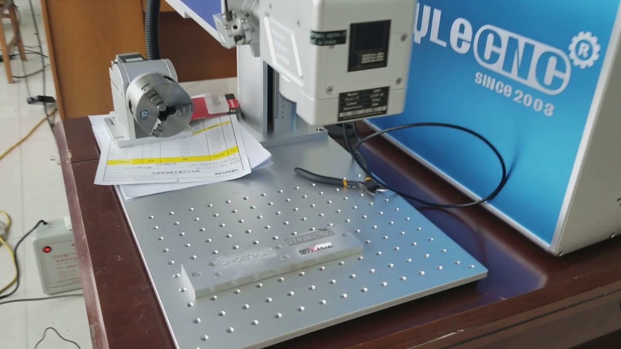 50W 用于鋁深雕的光纖激光打標(biāo)系統(tǒng)