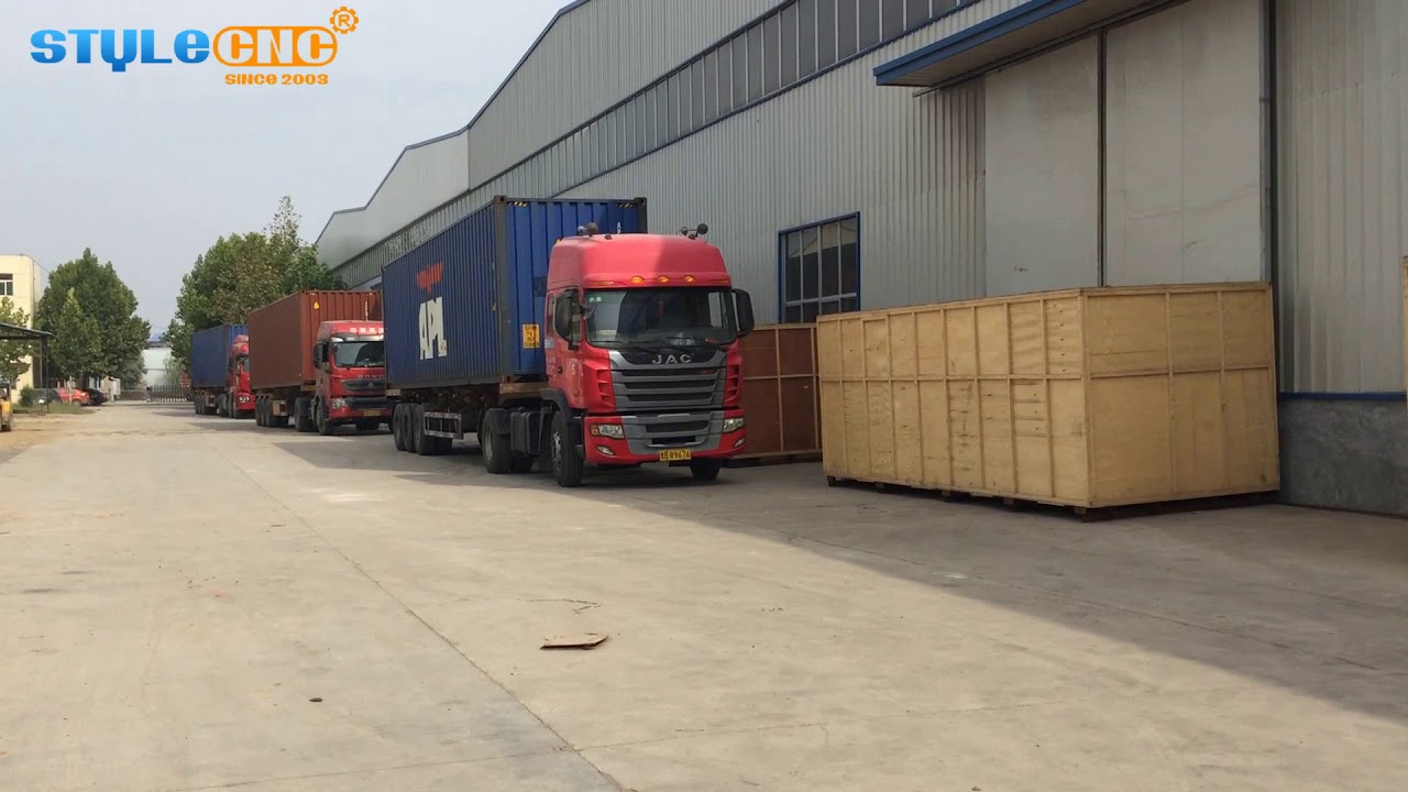 20 臺數控雕刻機已準備發往西班牙