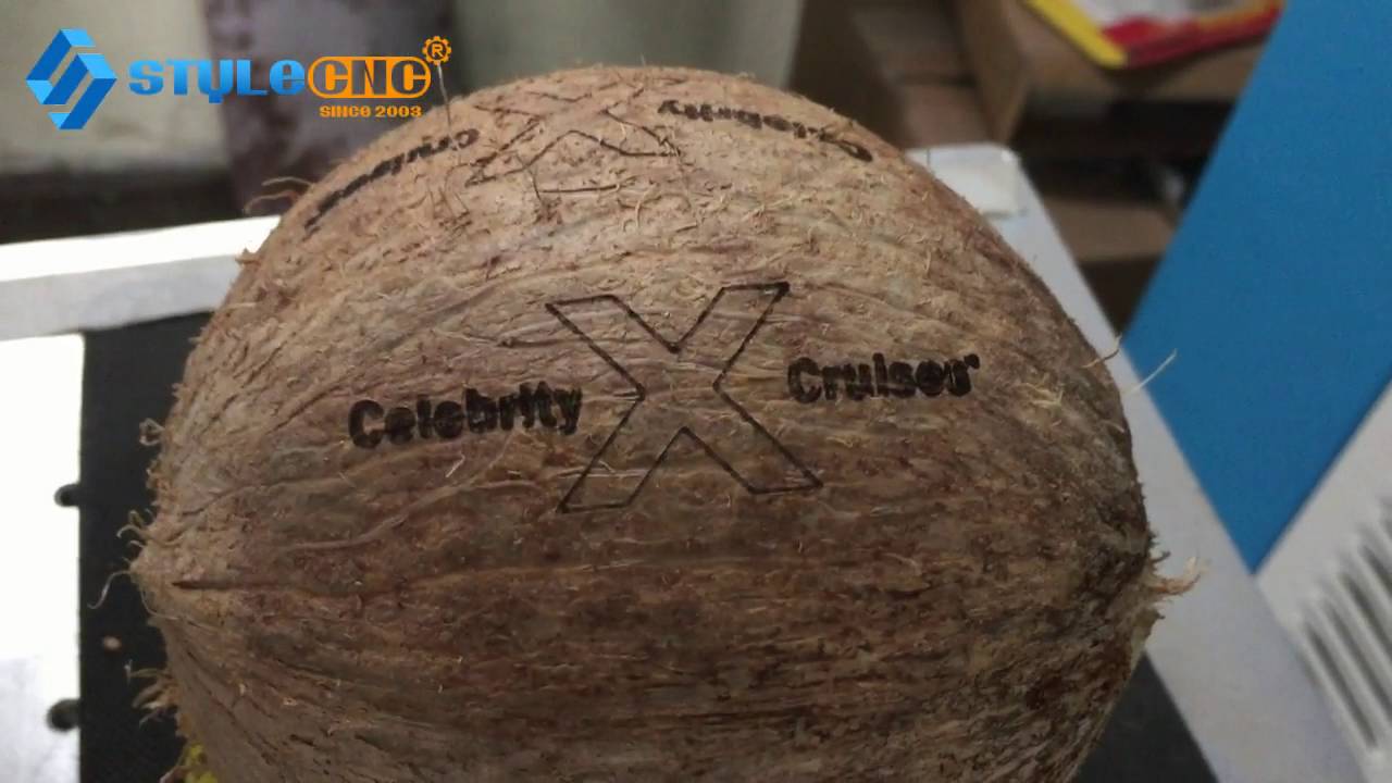 新鮮椰子激光雕刻打標機